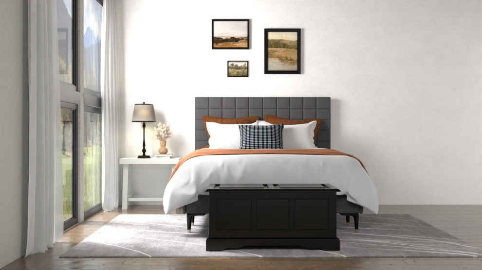 Camden Blanket Chest, Antique Black