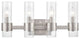 4 Light 21.5" Brushed Nickel Bathroom Vanity Light