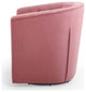 Tufted Armchair Accent Chair, Velvet, Pink, Modern, Living Lounge Hospitality