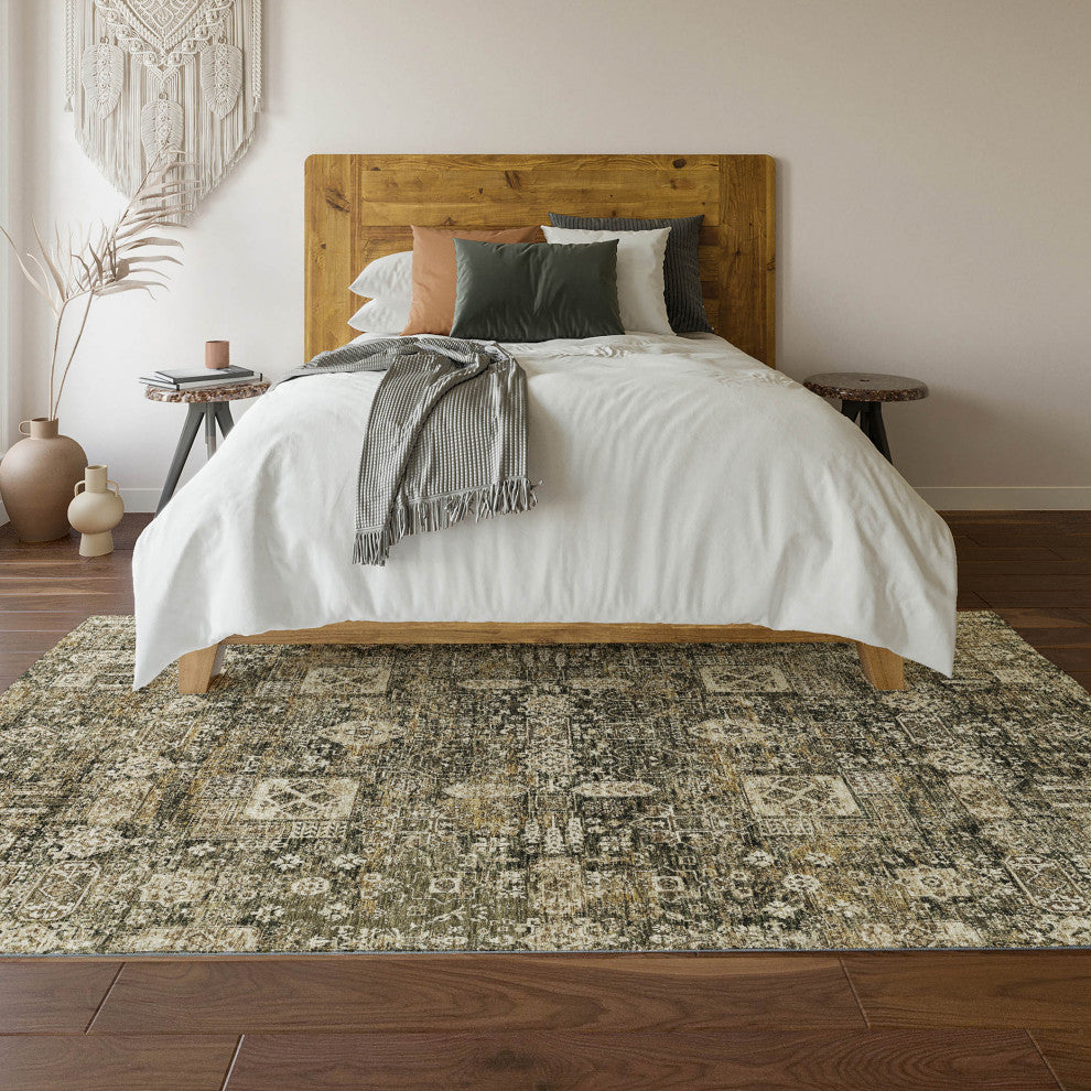 Premium Machine Washable Mayfield AMF637 Coffee 2'6" x 3'10" Rug