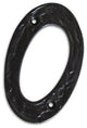 4" Iron Country Style Numeral, 0
