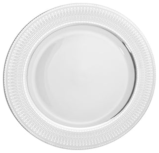 Iriana Dinner Plates, Set of 6, Silver