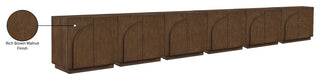 Navona Oak Veneer Sideboards / Buffet, Brown, 6pc