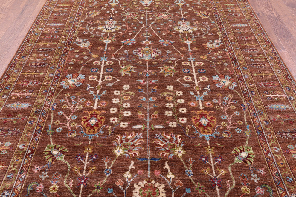 Persian Tabriz Handmade Rug 7' 1" X 10' 2" Q10039