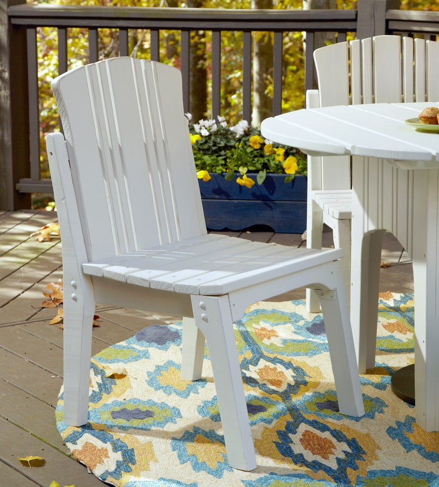 Carolina Preserves Dining Chair No Arms, Tractor Red Wash