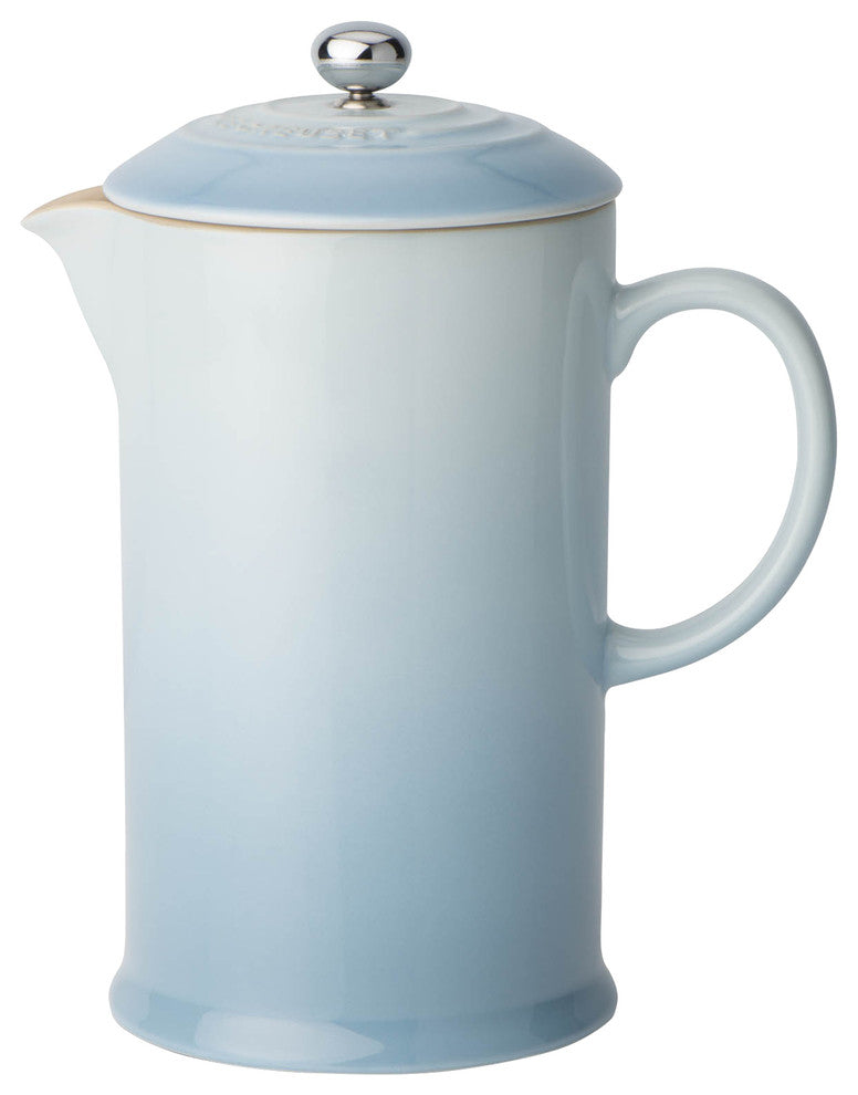 Le Creuset Stoneware Cafeteria With Metal Press, Coastal Blue