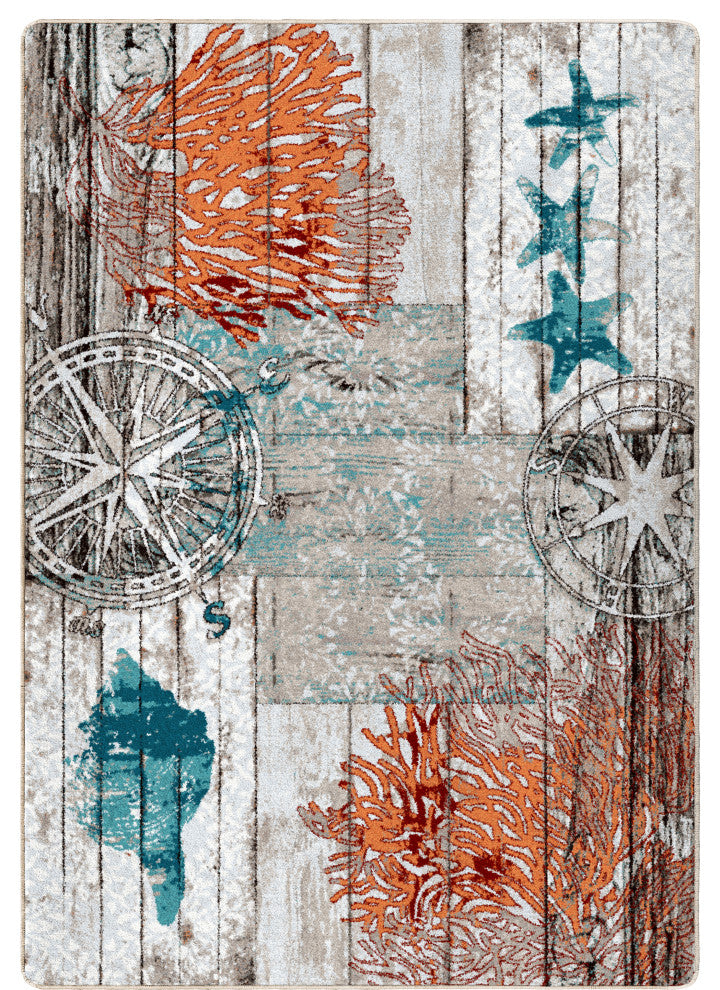 Boardwalk, Light Gray, 4'x5'