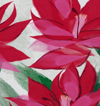 Christmas Cactus, Floral Print Placemat, Pink (Set of 4), 18 x 14"
