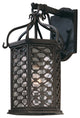 Los Olivos 8.75" Outdoor Wall Lantern, Clear Seeded Glass - Incandescent Lamping