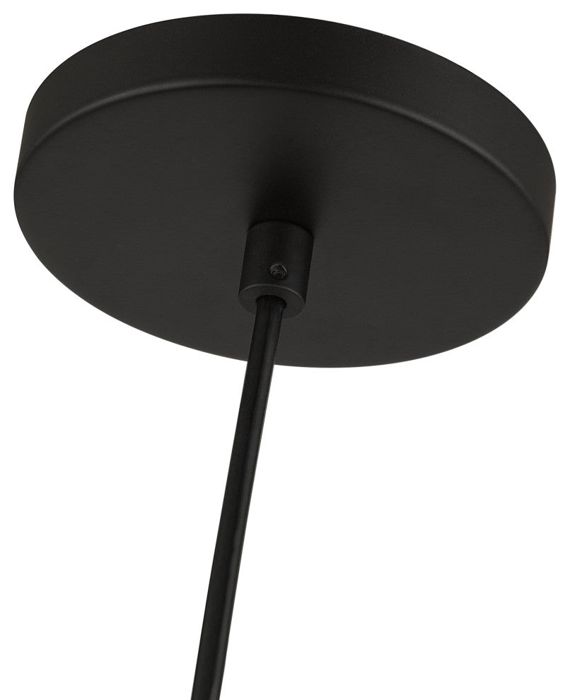 Livex Lighting Sentosa 1-Light Black Pendant