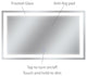 Edison Tri-Color Wall Mounted Backlit LED Bathroom Vanity Mirror, 60"w X 35"h