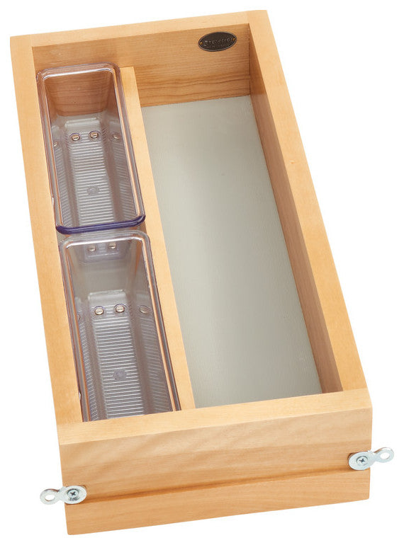 Wood Vanity Cabinet Replacement Drawer System With Soft Close, 9"