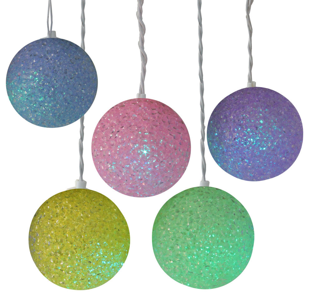 10 Summer Nights Patio Color Changing Sparkle Globe Lights