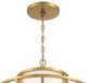 Brian Patrick Flynn for Crystorama Hulton 6 Light Luxe Gold Chandelier