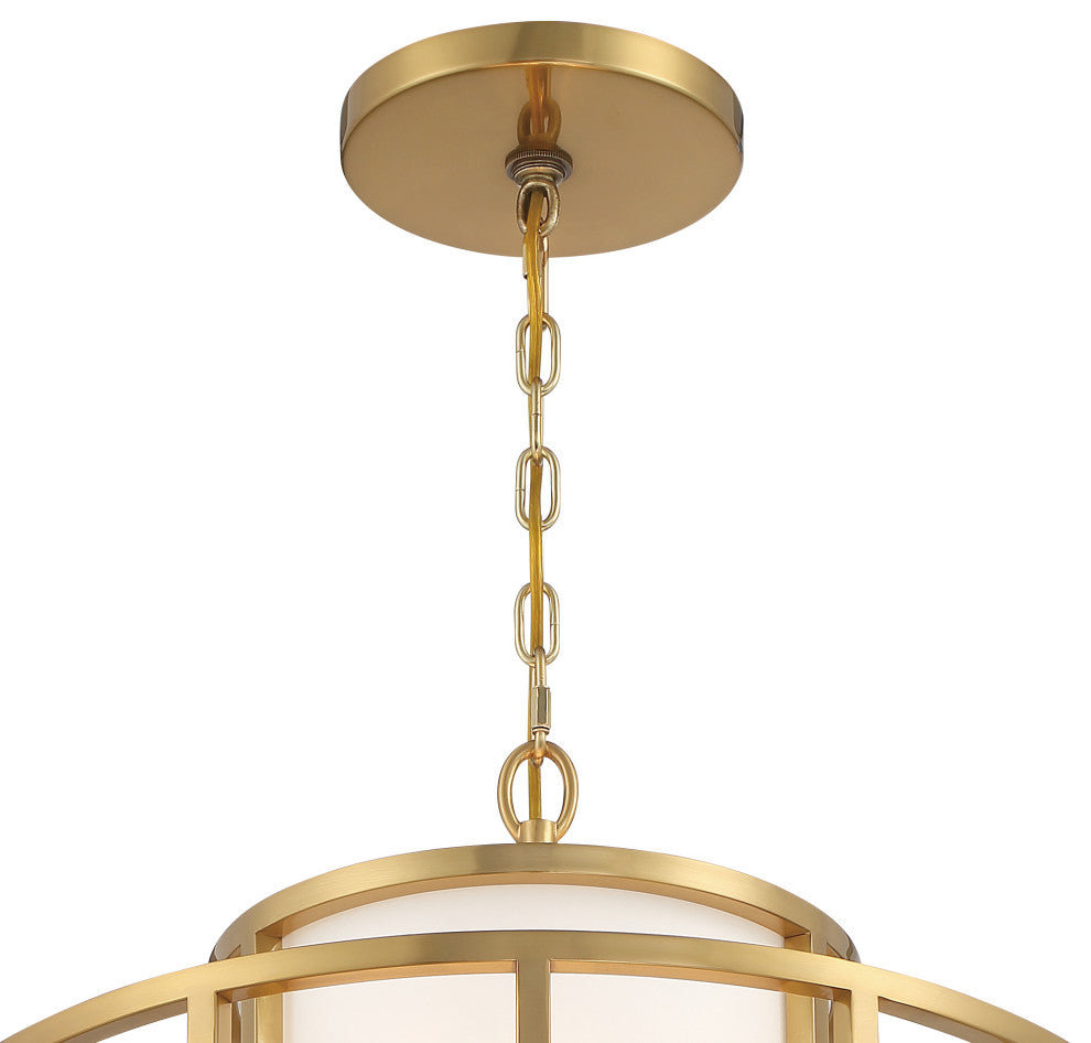 Brian Patrick Flynn for Crystorama Hulton 6 Light Luxe Gold Chandelier