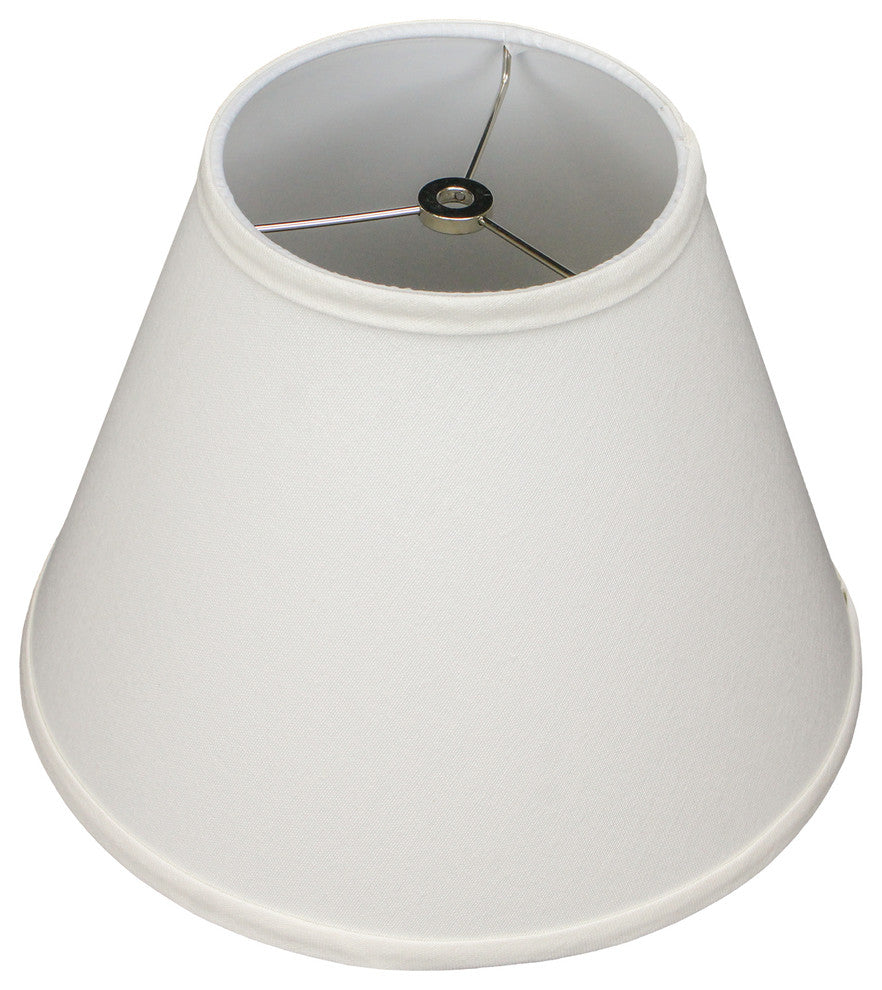 Fenchel Shades, 6"x12"x9" Spider Attachment Empire Lamp Shade, Linen Cream