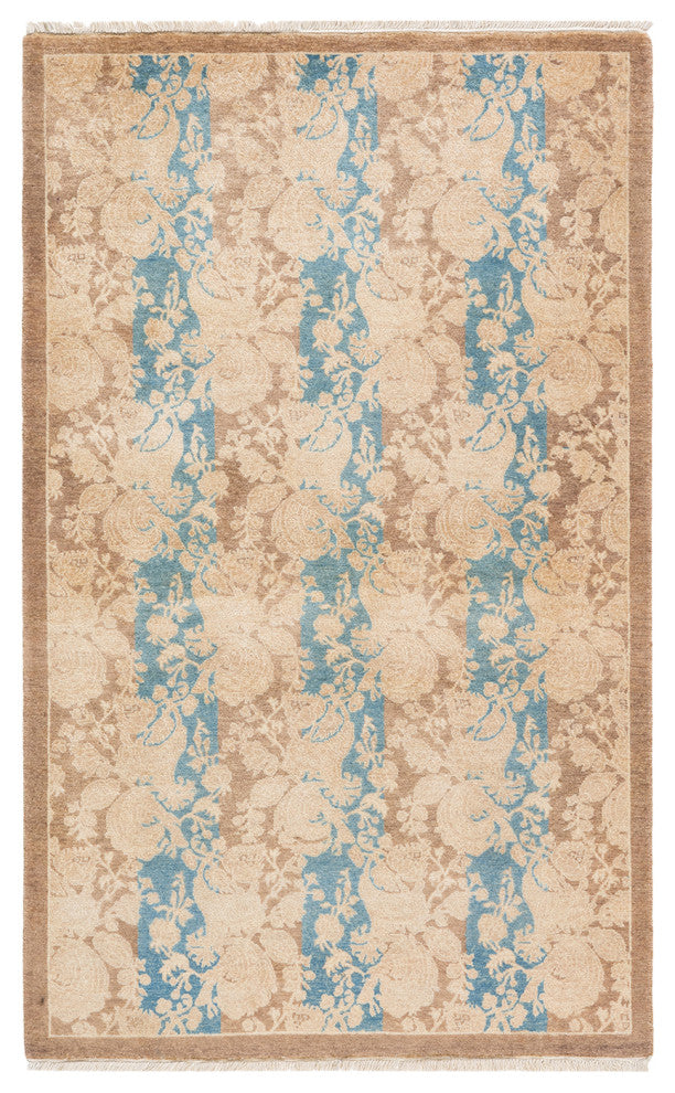 Mogul, One-of-a-Kind Hand-Knotted Area Rug Brown, 3'2"x5'2"