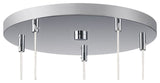 Woodbridge Lighting Pixie Chrome LED Pendant, 5l - 14"d