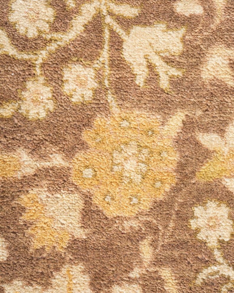 Quinn, One-of-a-Kind Hand-Knotted Area Rug Brown, 6'2"x9'1"