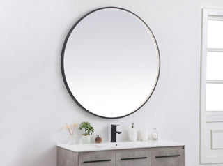 Modern Black Led Mirror
