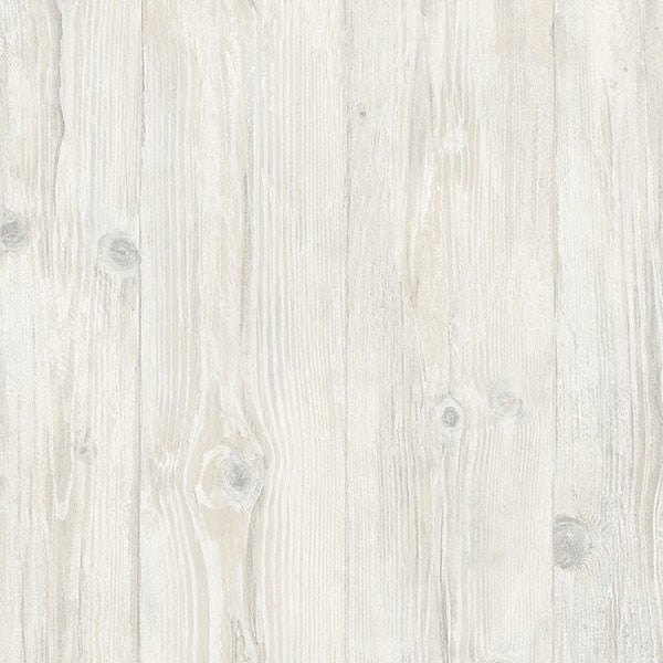 Faux Barnboard Wallpaper, Gray, Sample