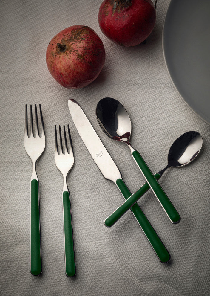 Fantasia Flatware, Green, 5-Piece Set