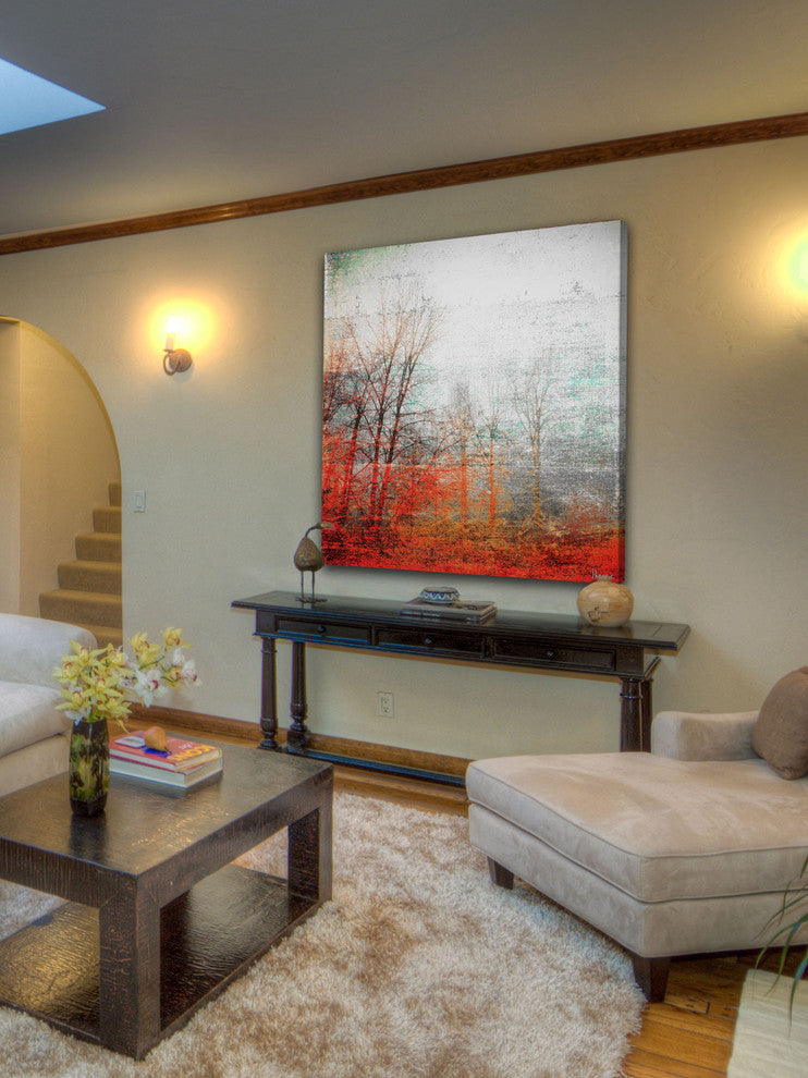 "Deep Forest" Fine Art Canvas Print, 18"x18"