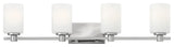 Hinkley Lighting 54624 Karlie 4 Light 32"W Bathroom Vanity Light - Chrome