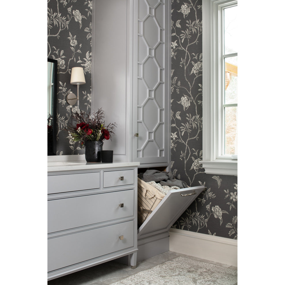 Steel Tilt Out Hamper for Custom Closet Systems, Chrome