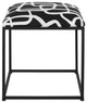 Uttermost Twists And Turns Fabric Accent Stool 23690