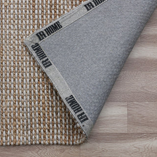 Crest Beige/Natural Rustic Striped Handmade Jute/Wool Blend Area Rug, 10' x 14'