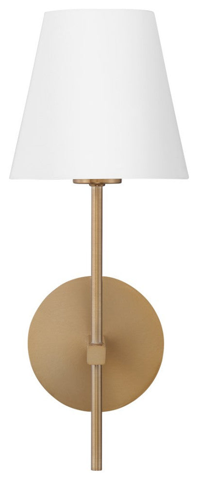 Crystorama Xavier 1 Light Wall Sconce XAV-B8321-VG, Vibrant Gold
