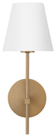 Crystorama Xavier 1 Light Wall Sconce XAV-B8321-VG, Vibrant Gold
