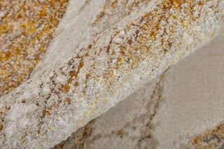 Tripoli Modern Abstract, Ivory/Taupe/Gold, 10'x13'2" Area Rug