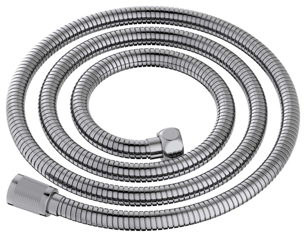59" Metal Shower Hose, Chrome