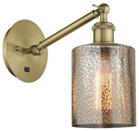 Innovations 317-1W-AB-G116 1-Light Sconce, Antique Brass