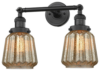 Innovations Lighting 208-Bk-G146-Led 2 Light Dimmable Led Bathroom Fixture
