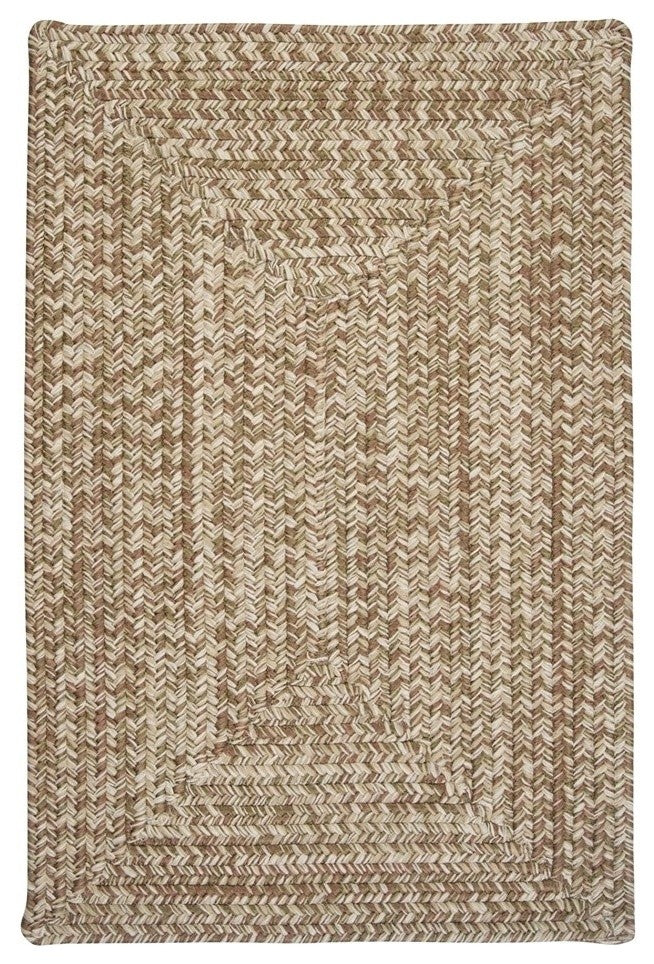 Corsica CC69 Moss Green Indoor/Outdoor Area Rug, Rectangular 3'x5'
