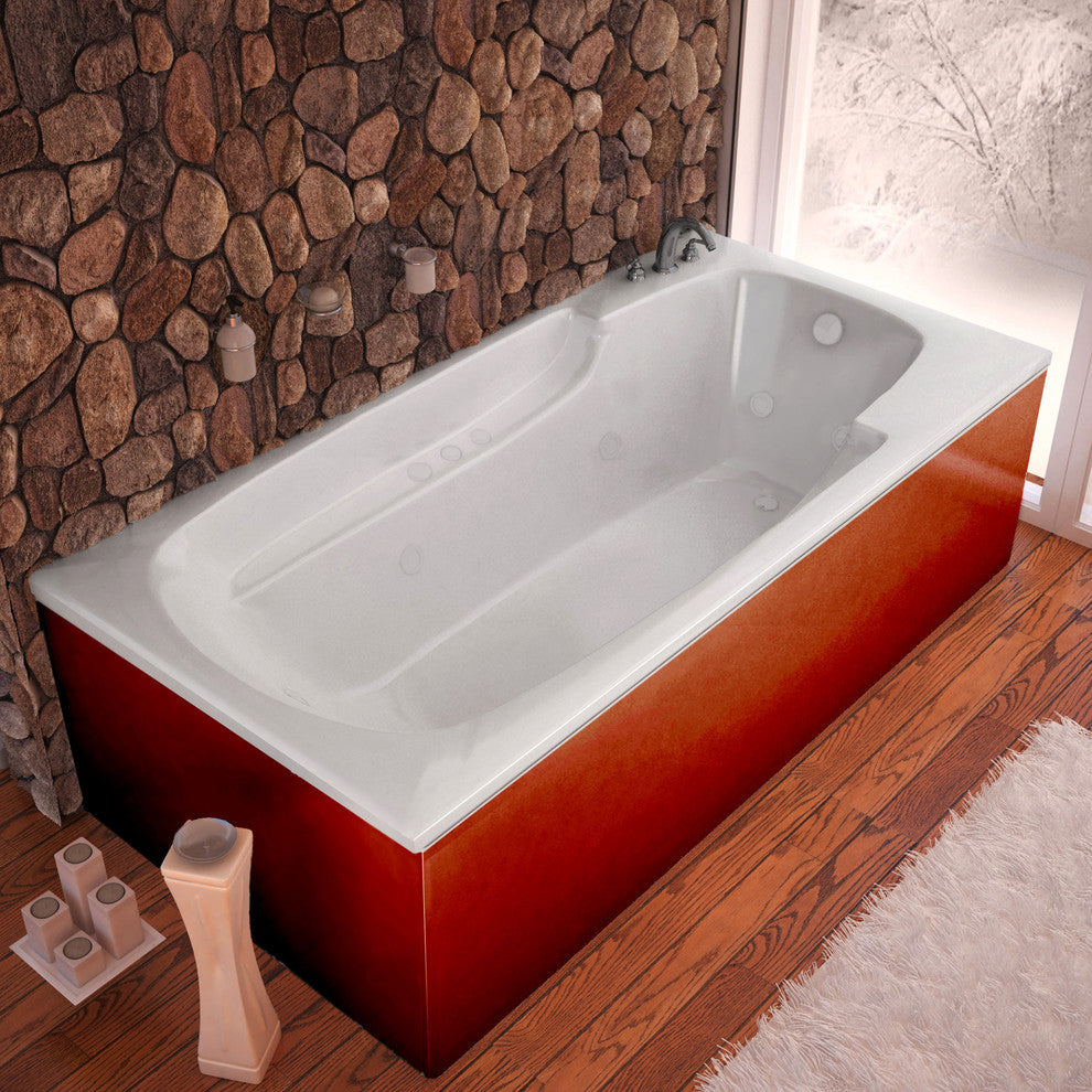 Atlantis Whirlpools Eros 36 x 60 Rectangular Whirlpool Jetted Bathtub