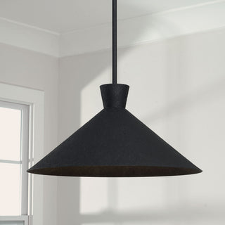 Capital Lighting Paloma 1-Light Pendant 350312XK Textured Black