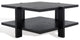 Safavieh Couture Quigley Square Coffee Table, Black