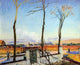 Alfred Sisley Winter Sun Moret, Gallery Wrapped Canvas Print, 20"x25"