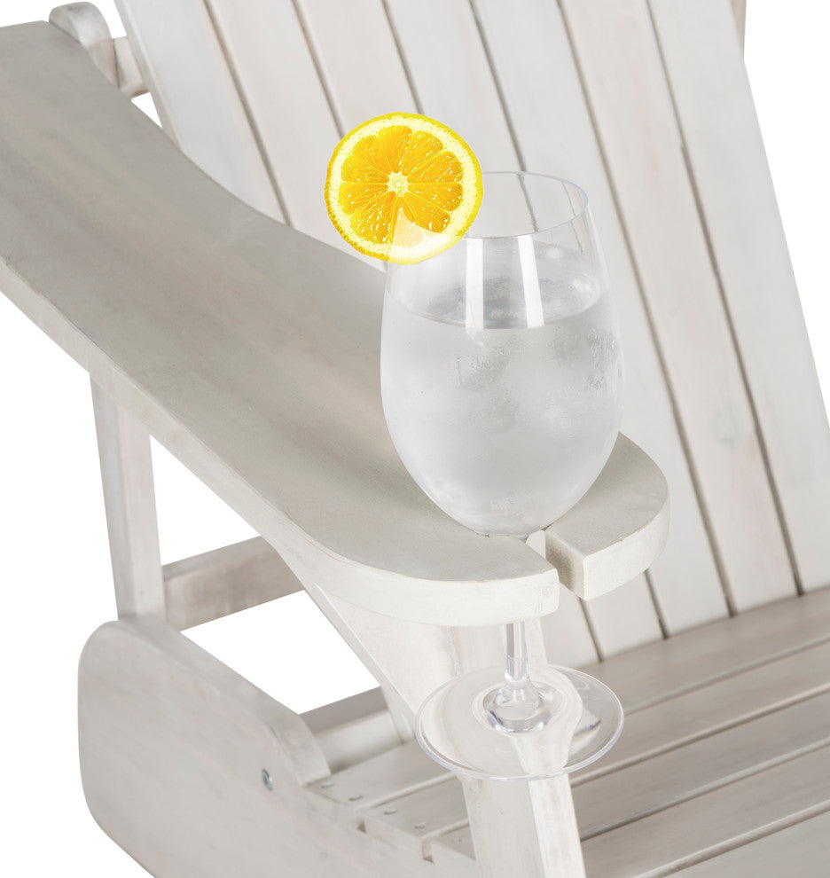 Safavieh Vista Outdoor Adirondack Chair, Antique White