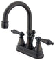 Kingston Brass 4" Centerset Bathroom Faucet, Oil Rubbed Bronze