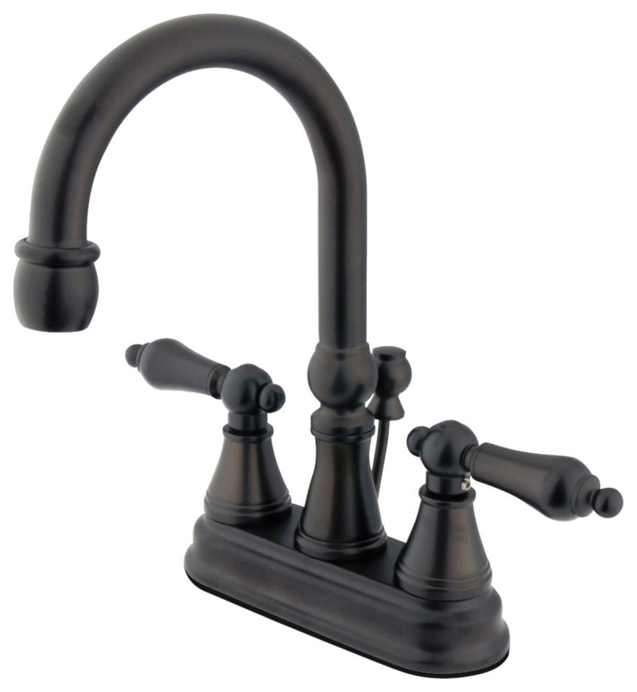 Kingston Brass 4" Centerset Bathroom Faucet, Oil Rubbed Bronze