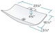 P042VW Porcelain Vessel Sink, White
