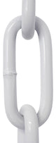 RCH Hardware Steel Standard Link Chandelier Chain, 72 Reel, White, W50