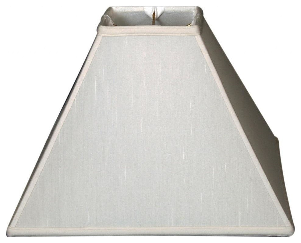 Square Sharp Corner Basic Lampshade, Linen Beige