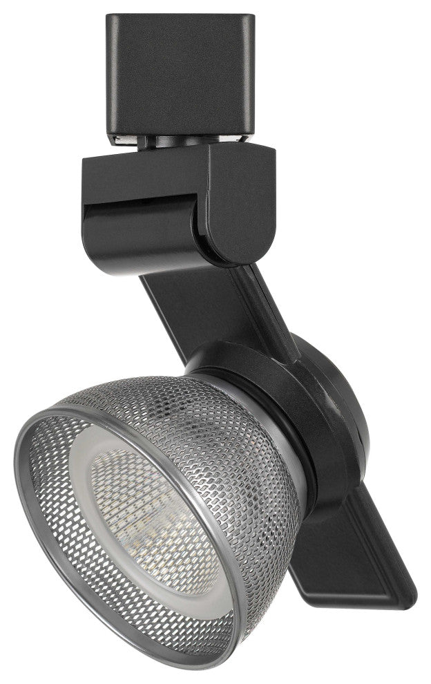 12W LED Track Fixture, Mesh Brushed Steel