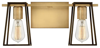 Filmore 2-Light Bath Light, Heritage Brass